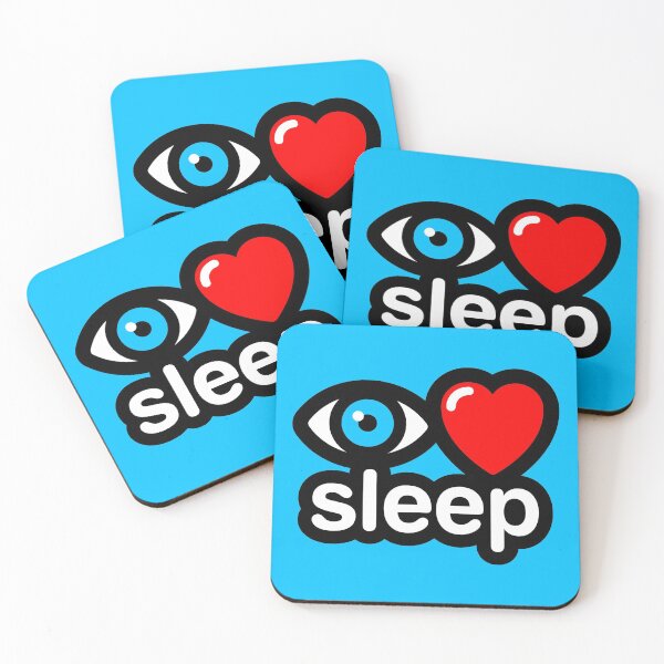 Item preview, i love sleep (blue) designed and sold by MisterSquid.