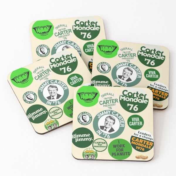 Item preview, JIMMY CARTER for President ))(( Vintage Presidential Campaign Slogans designed and sold by acquiesce13.