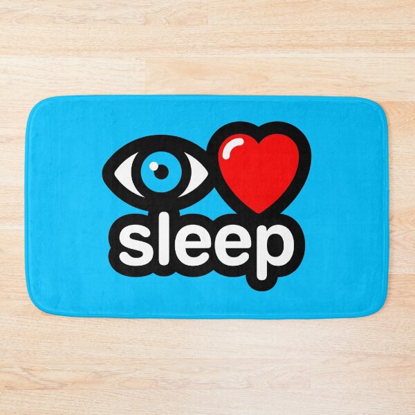 Item preview, i love sleep (blue) designed and sold by MisterSquid.