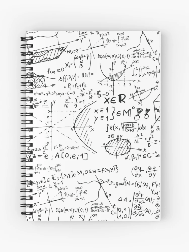 Math Is Math Spiral Notebook for Sale by Llamahandz
