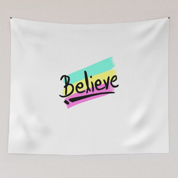 Item preview, Believe simple graphics print designed and sold by Peace-of-mind.