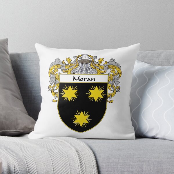Moran Coat of Arms/Family Crest Throw Pillow