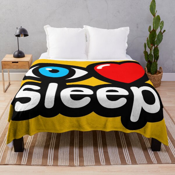 Item preview, i love sleep (yellow) designed and sold by MisterSquid.