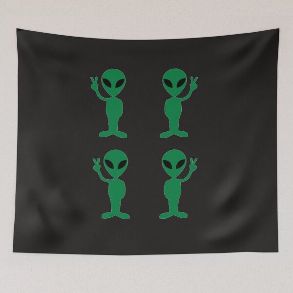 Item preview, Kids, after school care, 4 green aliens designed and sold by thekidsprint.