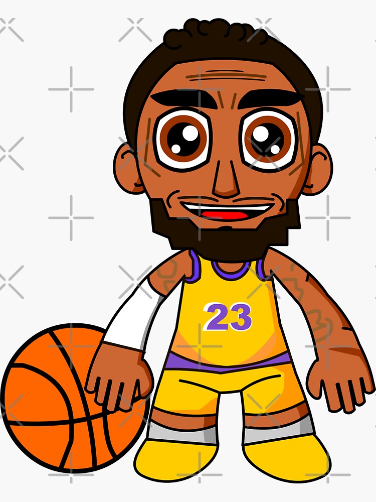 Lebron james deals cartoon lakers