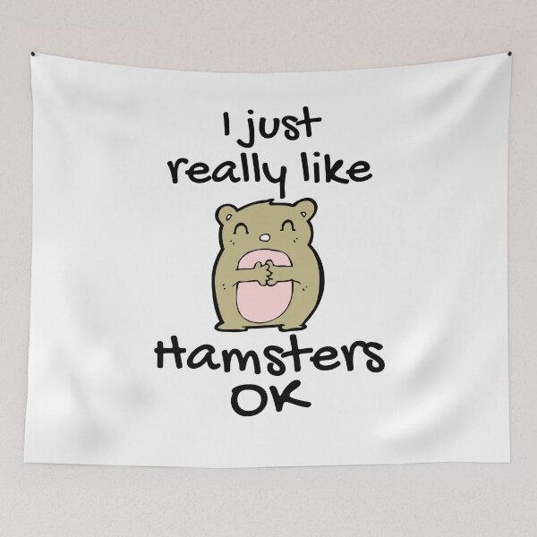 Item preview, I Just Really Like Hamsters Ok Hamsters lovers funny meme gift idiea designed and sold by Live  Today.