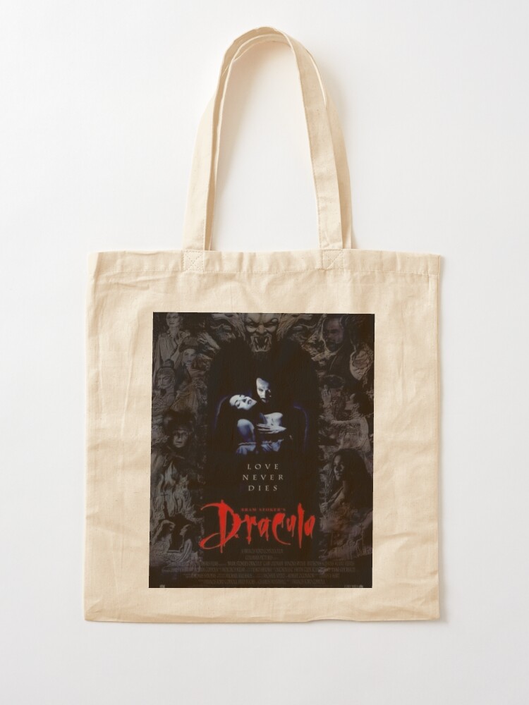 Dracula Moon Book Tote Bag