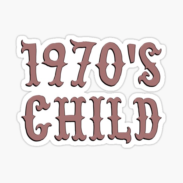 Item preview, 1970's Child designed and sold by GenXology.