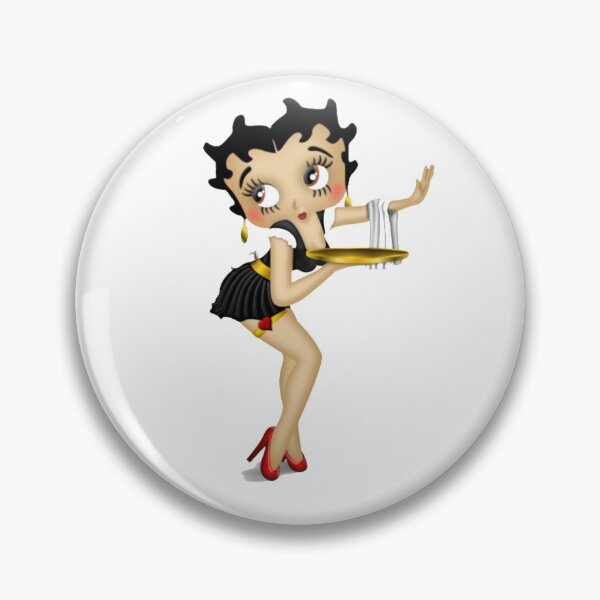 Item preview, Color Betty Boop waitress designed and sold by dobbysgifts.