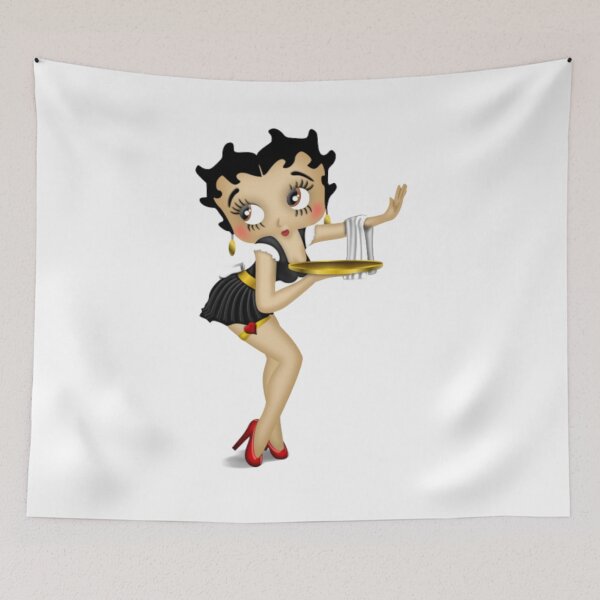 Item preview, Color Betty Boop waitress designed and sold by dobbysgifts.