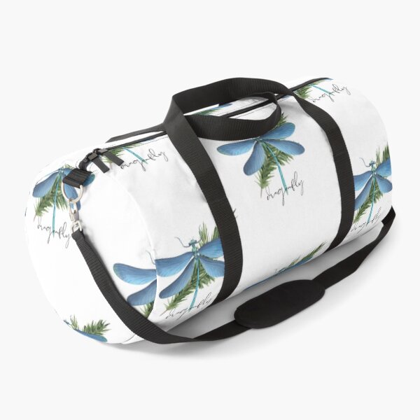 Item preview, Blue Watercolor Dragonfly illustration With Pine Needle Design designed and sold by EarthArtDesigns.