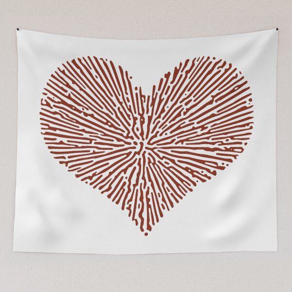 Item preview, Turing Pattern Sunburst Love Heart (Red) designed and sold by John Uttley.