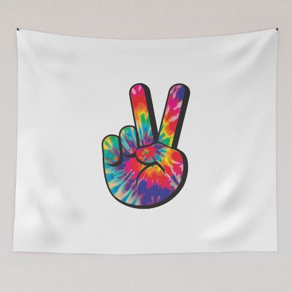 Item preview, Tie Die Peace Sign designed and sold by royal-tees.