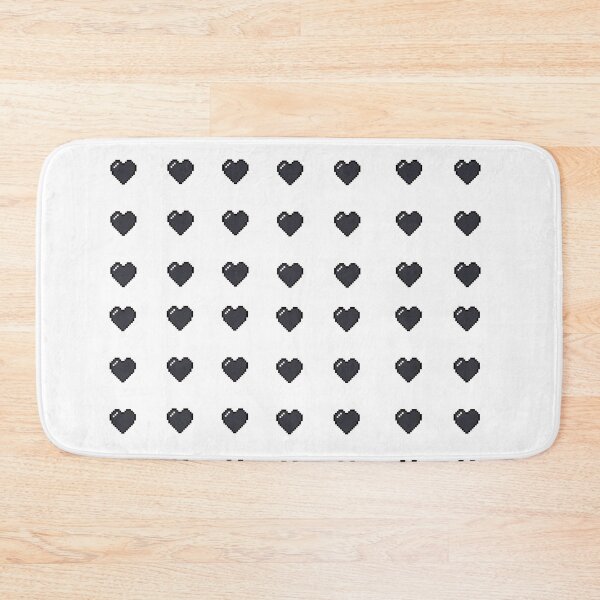 Item preview, Extra Small Black Pixel Heart Sticker Pack designed and sold by royal-tees.