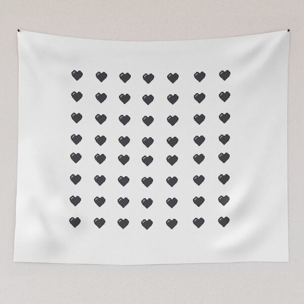 Item preview, Extra Small Black Pixel Heart Sticker Pack designed and sold by royal-tees.