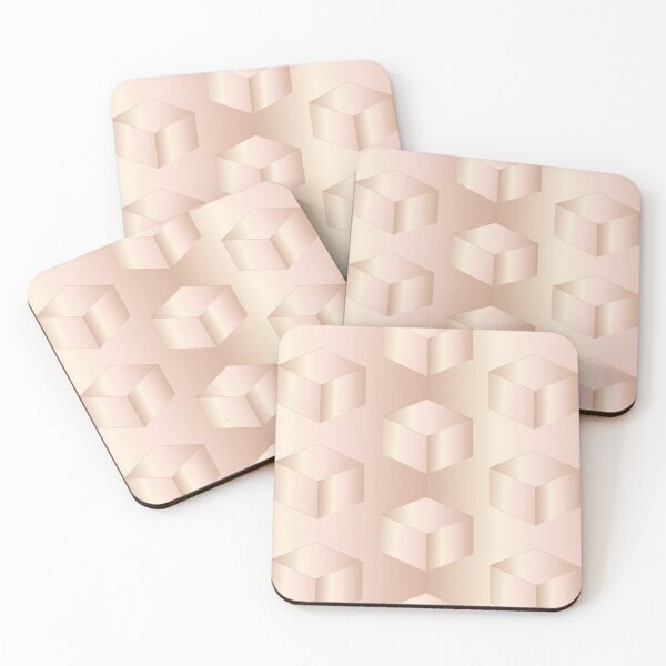 Item preview, Beige cubes designed and sold by Yamy Morrell Art and Design.