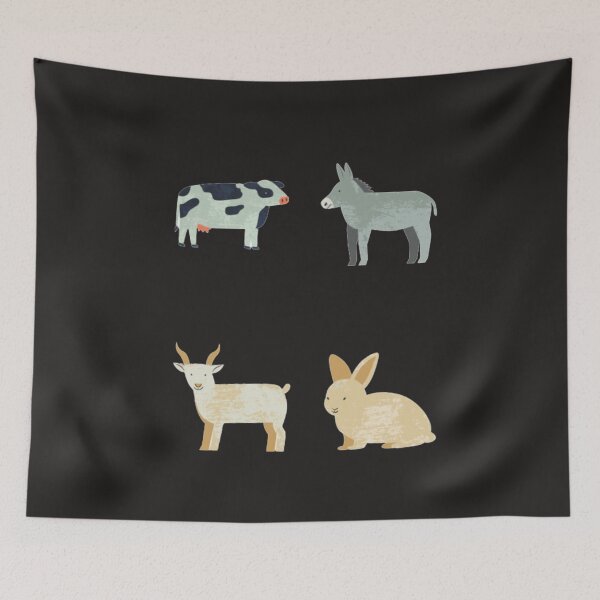Item preview, Kids, after school care, 4 farm animals designed and sold by thekidsprint.