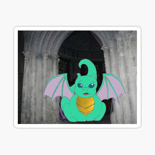 D is for Dragon Sticker
