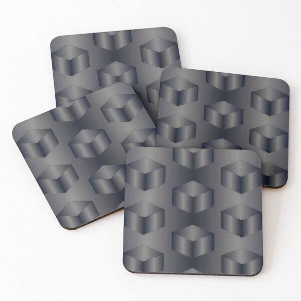 Item preview, Black cubes designed and sold by Yamy Morrell Art and Design.