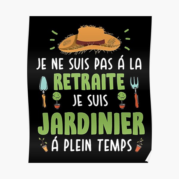 Jardinier Posters Redbubble