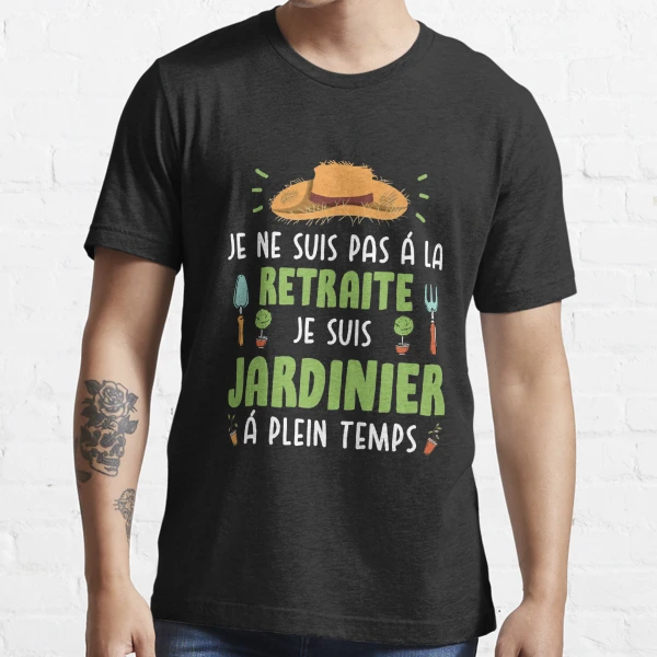 Idée cadeau jardinage humour Jardinier' T-shirt Homme