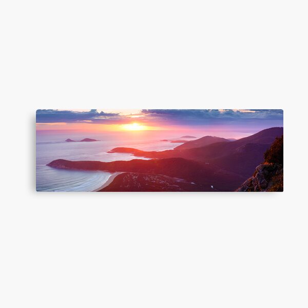 Sunset from Mt Oberon, Wilsons Promontory, Victoria Australia Canvas Print