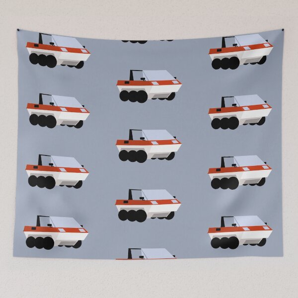 Item preview, poncin amphibious car logo designed and sold by LeaPoupin.