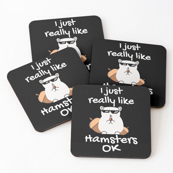 Item preview, I Just Really Like Hamsters Ok Hamsters lovers funny meme gift idiea designed and sold by Live  Today.