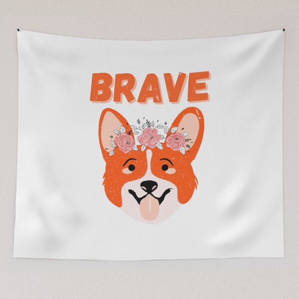 Item preview, Brave Dog designed and sold by tenderhappiness.