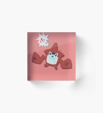 "Hey, kid! Gentle on the goods, okay?" Acrylic Block