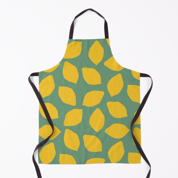 Item preview, Green and yellow lemons trendy seamless pattern citrus  designed and sold by neopop.