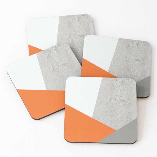 Grey Orange and Concrete Color Block Throw Blanket for Sale by sylviabosky