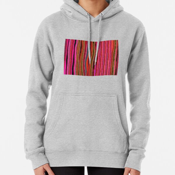 Red Indian Saree, Section 6 Pullover Hoodie