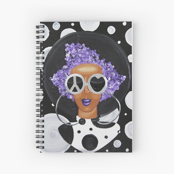 PEACE LOVE POLKA DOTS Spiral Notebook