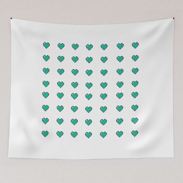 Item preview, Extra Small green Pixel Heart Sticker Pack designed and sold by royal-tees.