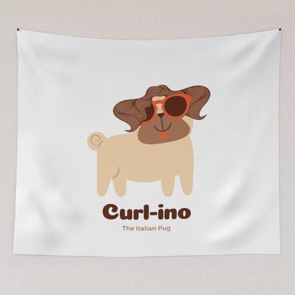 Item preview, Carlino: The italian Pug! designed and sold by Eli5Ol.