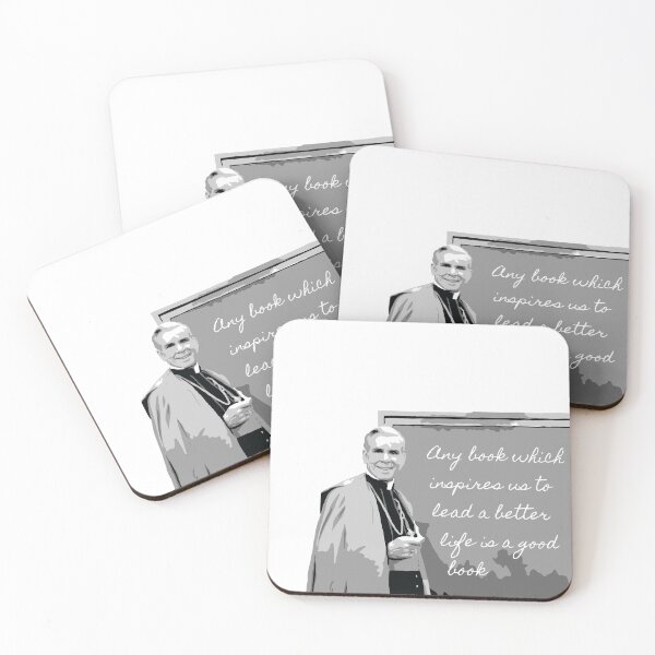 Item preview, Venerable Archbishop Fulton Sheen "Good Book" Quote designed and sold by typicalwonders.