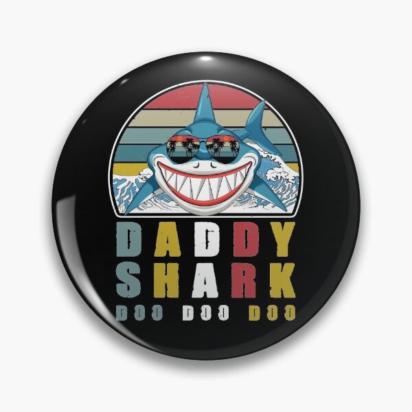 Item preview, Daddy Shark Papa Shark Father Fathers Day Gift Men designed and sold by Lenny Stahl.