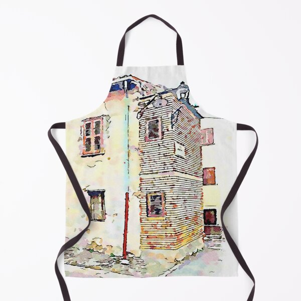 Item preview, Camerata Nuova: glimpse of the buildings with two street lamps designed and sold by Giuseppe Cocco.