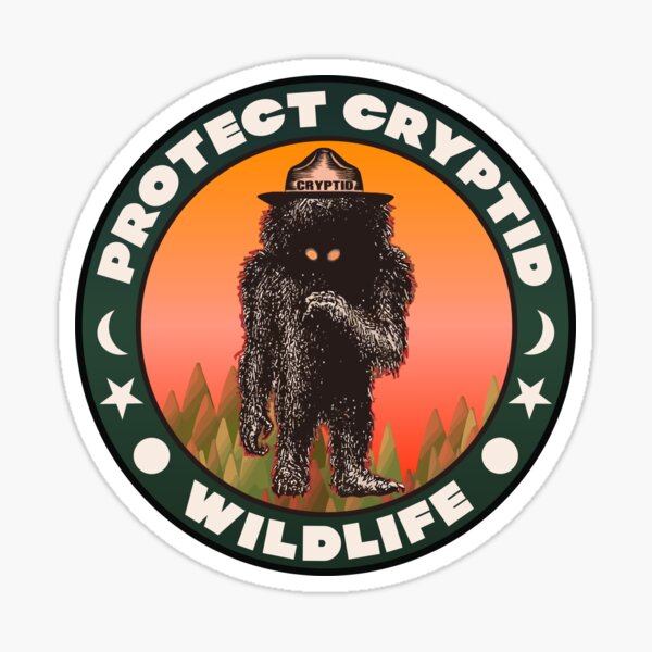 Item preview, Protect Cryptid Wildlife ))(( Cryptozoology Fan Art designed and sold by acquiesce13.