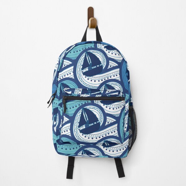 Item preview, Waves and boat designed and sold by CATSandHATS.