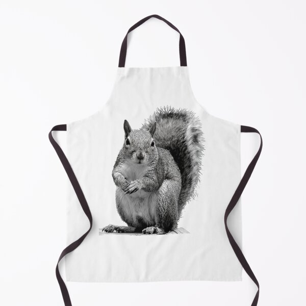 Item preview, Classic Squirrel - Black and White designed and sold by WildWoyages.