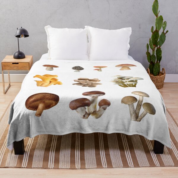 Aperçu de l'œuvre Ensemble d'autocollants Champignons sauvages créée et vendue par royal-tees.