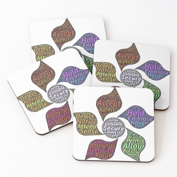 Item preview, Accept, Hold, Allow, Value, Sense Flower designed and sold by dobbysgifts.