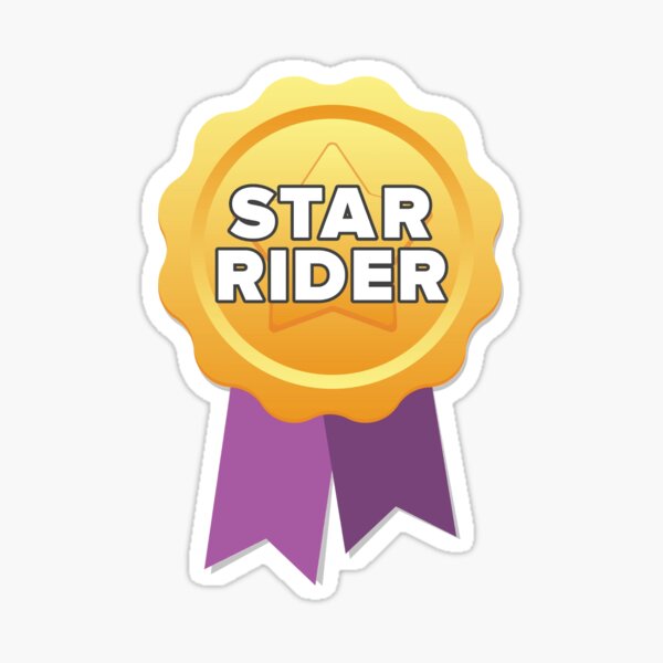 Star Rider Logo Sticker
