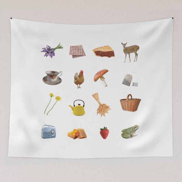 Item preview, Cottagecore Sticker Set designed and sold by royal-tees.