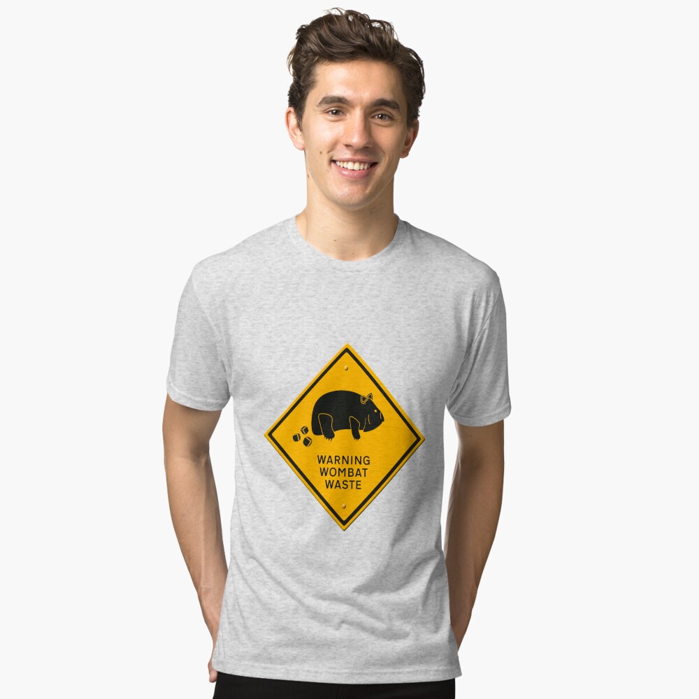 Vista previa del artículo con la obra «Camiseta de tejido mixto», diseñado y vendido por funkyworm.