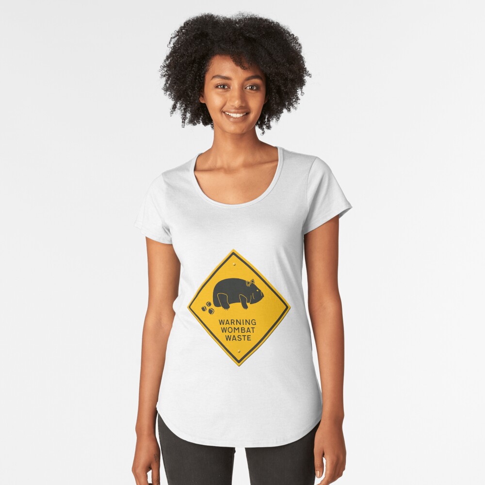 Vista previa del artículo con la obra «Camiseta premium de cuello ancho», diseñado y vendido por funkyworm.