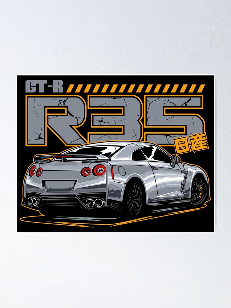 Nissan GT-R Vision Skyline Concept Poster Print