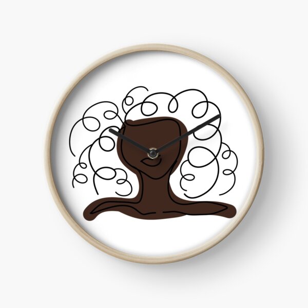 Item preview, Retrato de pelo rizado | Dibujo lineal designed and sold by Sarahelena Barrios.